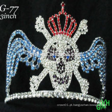 Novos projetos acessórios de diamante de Halloween personalizadas de alta qualidade tiara coroa
